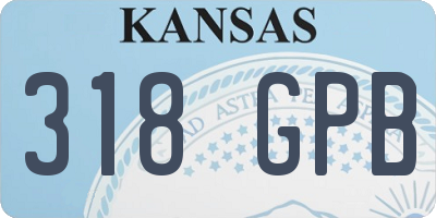 KS license plate 318GPB
