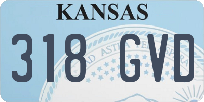 KS license plate 318GVD