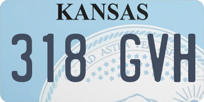 KS license plate 318GVH