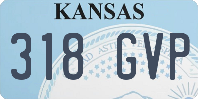 KS license plate 318GVP