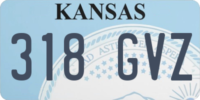 KS license plate 318GVZ