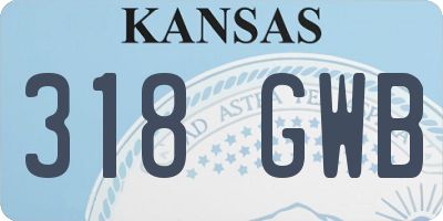 KS license plate 318GWB