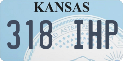 KS license plate 318IHP