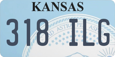 KS license plate 318ILG