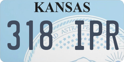 KS license plate 318IPR
