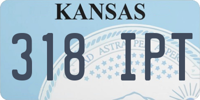KS license plate 318IPT