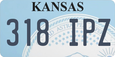 KS license plate 318IPZ