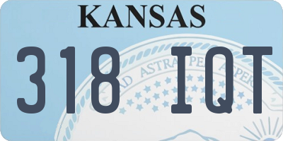 KS license plate 318IQT
