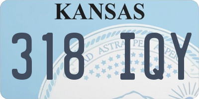 KS license plate 318IQY