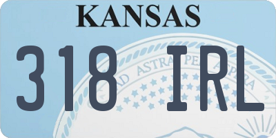 KS license plate 318IRL
