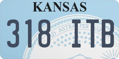 KS license plate 318ITB