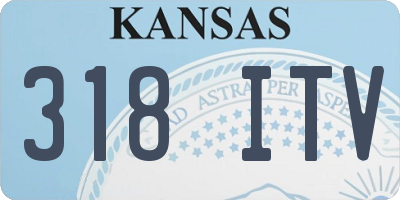 KS license plate 318ITV