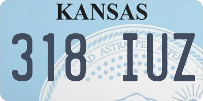 KS license plate 318IUZ