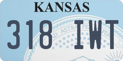 KS license plate 318IWT