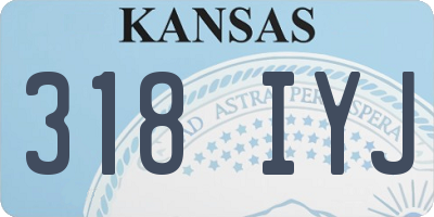 KS license plate 318IYJ
