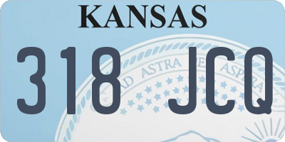 KS license plate 318JCQ