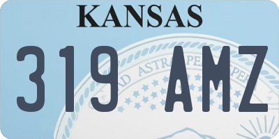 KS license plate 319AMZ