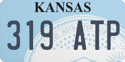 KS license plate 319ATP