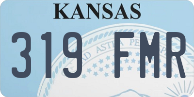 KS license plate 319FMR