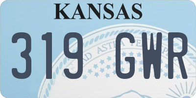 KS license plate 319GWR