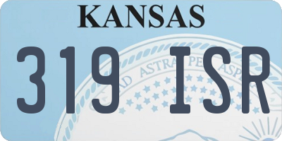 KS license plate 319ISR