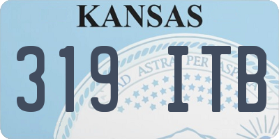 KS license plate 319ITB