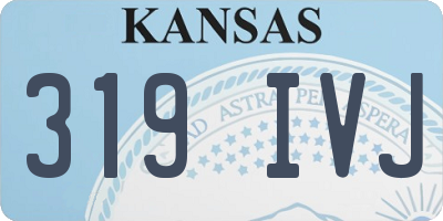 KS license plate 319IVJ