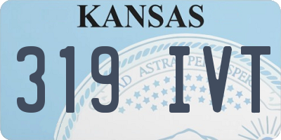 KS license plate 319IVT