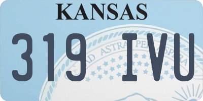 KS license plate 319IVU