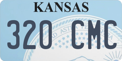 KS license plate 320CMC