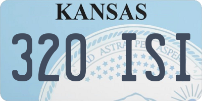 KS license plate 320ISI