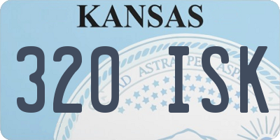 KS license plate 320ISK