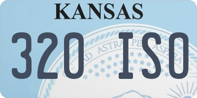 KS license plate 320ISO