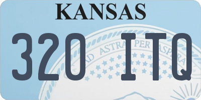 KS license plate 320ITQ