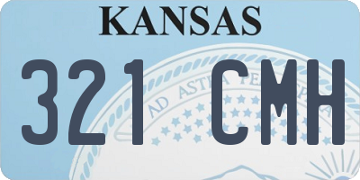 KS license plate 321CMH
