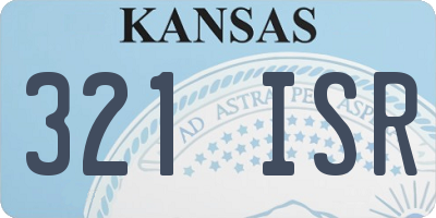 KS license plate 321ISR