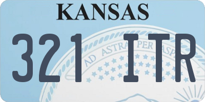 KS license plate 321ITR