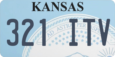 KS license plate 321ITV