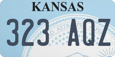 KS license plate 323AQZ