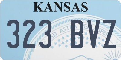 KS license plate 323BVZ