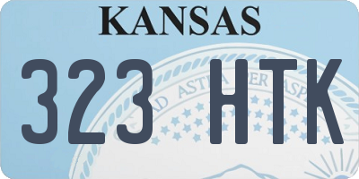 KS license plate 323HTK