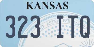 KS license plate 323ITQ
