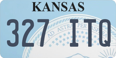 KS license plate 327ITQ