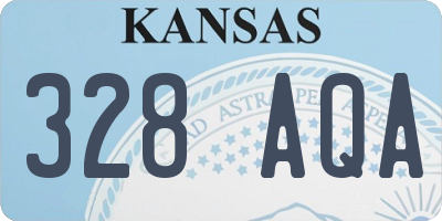 KS license plate 328AQA