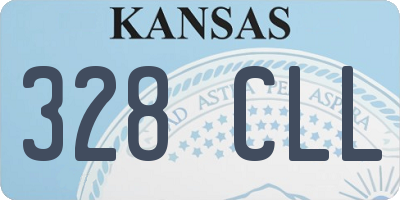 KS license plate 328CLL