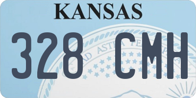 KS license plate 328CMH