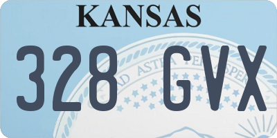 KS license plate 328GVX