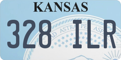 KS license plate 328ILR