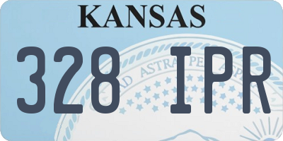 KS license plate 328IPR