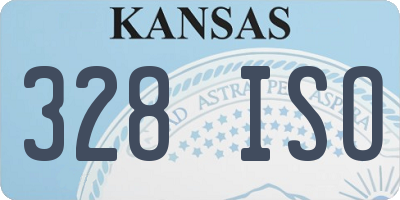 KS license plate 328ISO